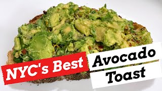 NYCs Best Avocado ToastEasy Recipe [upl. by Dorie]