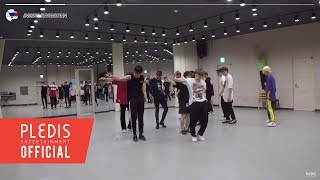 INSIDE SEVENTEEN HIT Dance Practice Behind [upl. by Refinnej476]