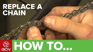 How To Replace A Bicycle Chain [upl. by Kcirddor]