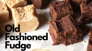 Old Fashioned Fudge traditional recipeno marshmallows [upl. by Aietal688]