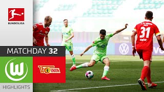 VfL Wolfsburg  Union Berlin  30  Highlights  Matchday 32 – Bundesliga 202021 [upl. by Gery791]