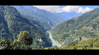 Gangtok To Lachung Road View  North Sikkim Tour  Sikkim Tour [upl. by Nomelc633]