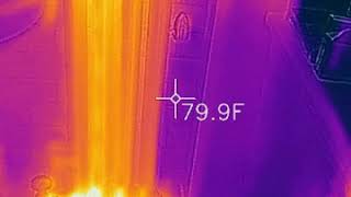 Single Pipe Steam Radiator in Time Lapse Infrared Heating Up [upl. by Anyaled]