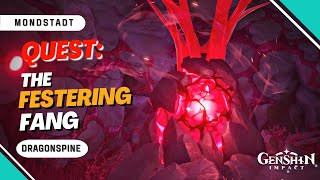 FULL GUIDE The Festering Fang Quest  Dragonspine  Genshin Impact [upl. by Eanyl658]