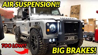 MODERNISING a Land Rover Defender 90  Part 2 [upl. by Tigirb]