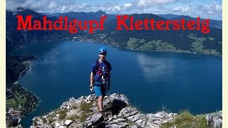 Mahdlgupf Klettersteig Attersee [upl. by Akyssej]