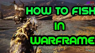 How and Where to Fish in Warframe  Warframe Plains of Eidolon Beginners Guide [upl. by Dianemarie724]