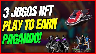 TOP 3 JOGOS NFTS PAGANDO PLAY TO EARN JOGAVEIS PARA PC E CELULAR [upl. by Guildroy319]