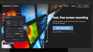 ScreencastOMatic Tutorial  FREE Screen Recording Tool [upl. by Cynth]