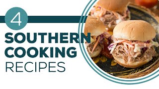 Full Episode Fridays Southern Favorites  4 Southern Cooking Recipes [upl. by Kial]