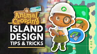 Animal Crossing New Horizons  Island Designing Tips amp Tricks  Terraforming Custom Designs amp More [upl. by Ecinnaj73]