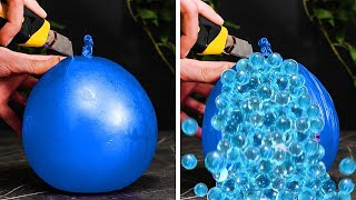 25 SIMPLY 5 MINUTE CRAFTS WITH BALLOONS [upl. by Ahseined505]