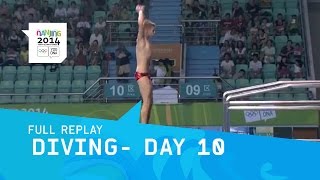 Diving Mens 10m Platform Preliminary  Full Replay  Nanjing 2014 Youth Olympic Games [upl. by Navonod]