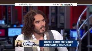 Russell Brand Shows MSNBC HD How a Guest Should be Interviewed [upl. by Schober720]