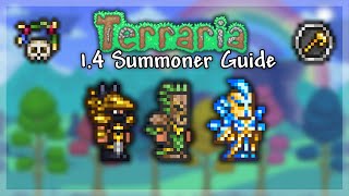 Terraria 14 Summoner Guide Hardmode armoraccessories [upl. by Lundell751]