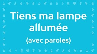 JeanClaude Gianadda  Tiens ma lampe allumée  Chant chrétien avec paroles pour le Carême et Pâques [upl. by Ainimre]