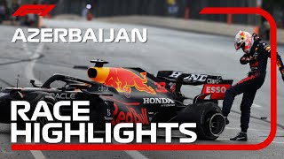 Race Highlights  2021 Azerbaijan Grand Prix [upl. by Nysilla]