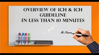 OVERVIEW OF ICH amp ICH GUIDELINES IN LESS THAN 10 MINUTES  PHARMA PORTAL [upl. by Etheline]