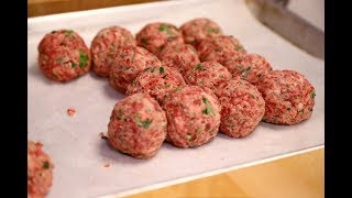 How to make classic Italian Meatballs [upl. by Eeleimaj]