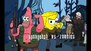 Spongebob Vs ZOMBIES 7 75 [upl. by Patterman]