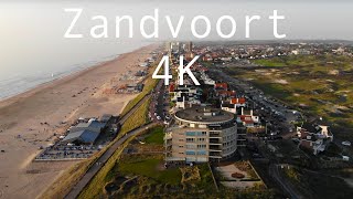 Flying over Zandvoort The Netherlands in 4K [upl. by Vitkun]