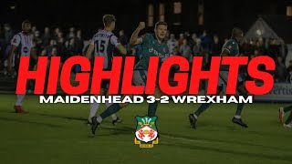 HIGHLIGHTS  Maidenhead United 32 Wrexham [upl. by Hsinam]