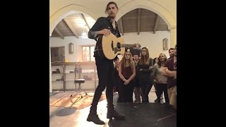 Hozier quotWork Songquot  Live Private acoustic performance [upl. by Elidad313]