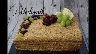 Medovník  Medový dort  Dvě v troubě  CZSK HD recipe [upl. by Eisinger]