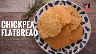 Chickpea Flatbread  Everyday Gourmet S6 E16 [upl. by Aileme]