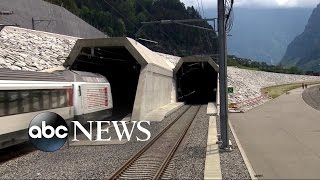 Worlds Longest and Deepest Train Tunnel Unveiled [upl. by Latoya]