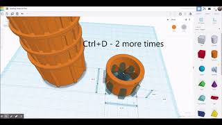 Creating the Leaning Tower of Pisa in Tinkercad [upl. by Janet]