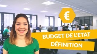 Budget de lEtat  définition  Economie  Première ES  digiSchool [upl. by Kelwin]