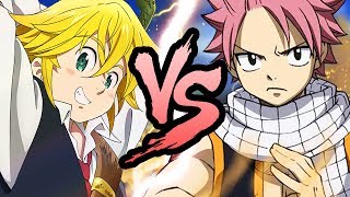 MELIODAS VS NATSU RAP BATTLE  RUSTAGE ft GameboyJones [upl. by Erle]