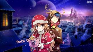 Nightcore  Jingle Bell Rock Switching Vocals  Lyrics [upl. by Icul]