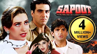 SAPOOT HINDI FULL MOVIE 1996  Akshay Kumar Karishma Kapoor Sunil Shetty Sonali Bendre [upl. by Seve]