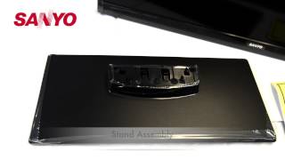 SANYO DP39E23 HD Television Unboxing [upl. by Akiret]