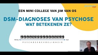 Minicollege DSMdiagnosen van psychose [upl. by Francois]