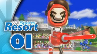 Wii Sports Resort Part 01  Swordplay  Duel 4Player [upl. by Clyde]