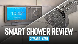 U by Moen smart shower review  2 years later [upl. by Yrohcaz643]