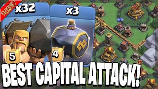 How to Use Battle Ram amp Graveyard Spam in the Clan Capital  Clash of Clans [upl. by Ahrens472]