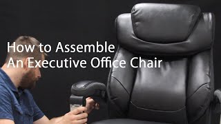 How to Assemble a Big amp Tall Executive Office Chair [upl. by Caniff]