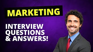 Marketing Interview Questions and Answers [upl. by Munro480]