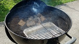 How To Set Up A Charcoal Grill For Smoking [upl. by Morrell716]