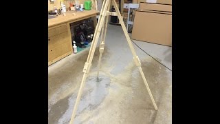 How to make a Wooden Tripod [upl. by Nnyladnarb]