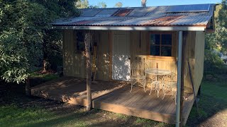 Australian Country Cabin  Shack Build  Start to Finish  Urban Garden Build [upl. by Laurie]