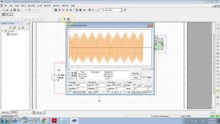 Multisim Simulation of Amplitude Modulation [upl. by Aseel]