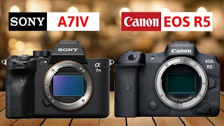 Sony A7IV Vs Canon Eos R5 [upl. by Yesoj733]