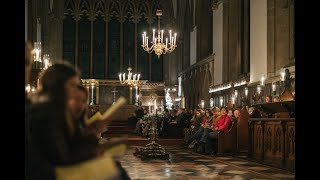 Christmas Carol Service 1 December 2022  from Merton College Chapel Oxford [upl. by Aicitan]