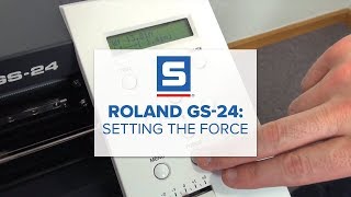 Roland GS24 Setting the Force [upl. by Ailisab]