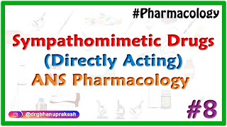 1Cholinergic Pharmacology Directly Acting Cholinomimetics ANS Pharmacology [upl. by Rheinlander]